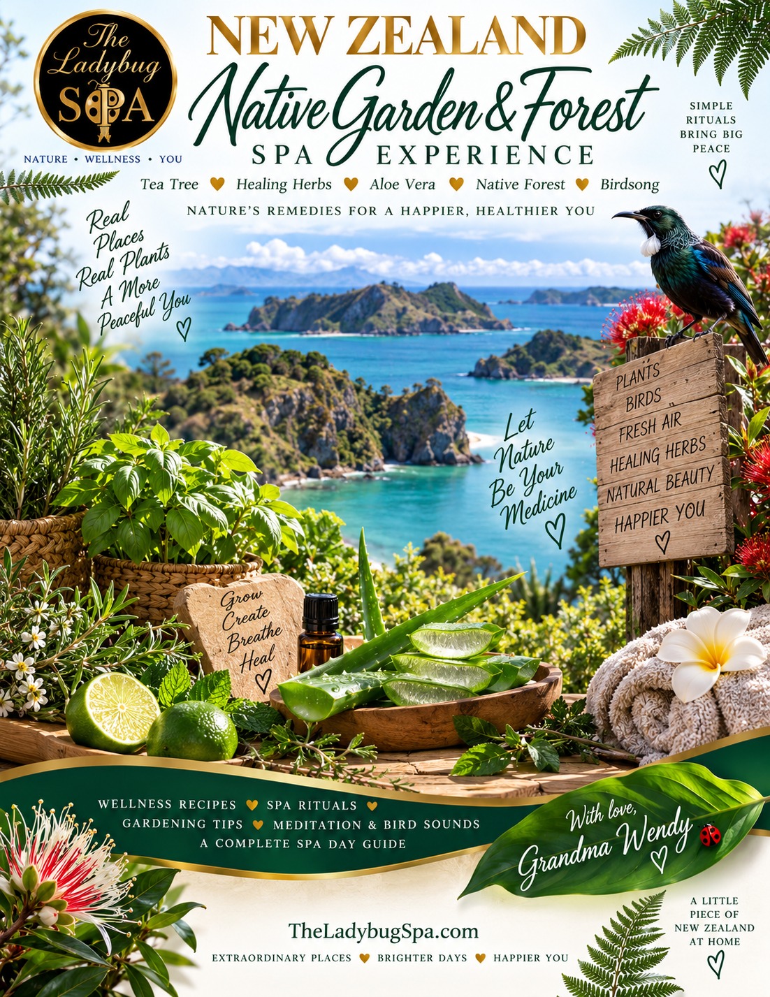 New Zealand Native Gardens & Forest Spa Experience