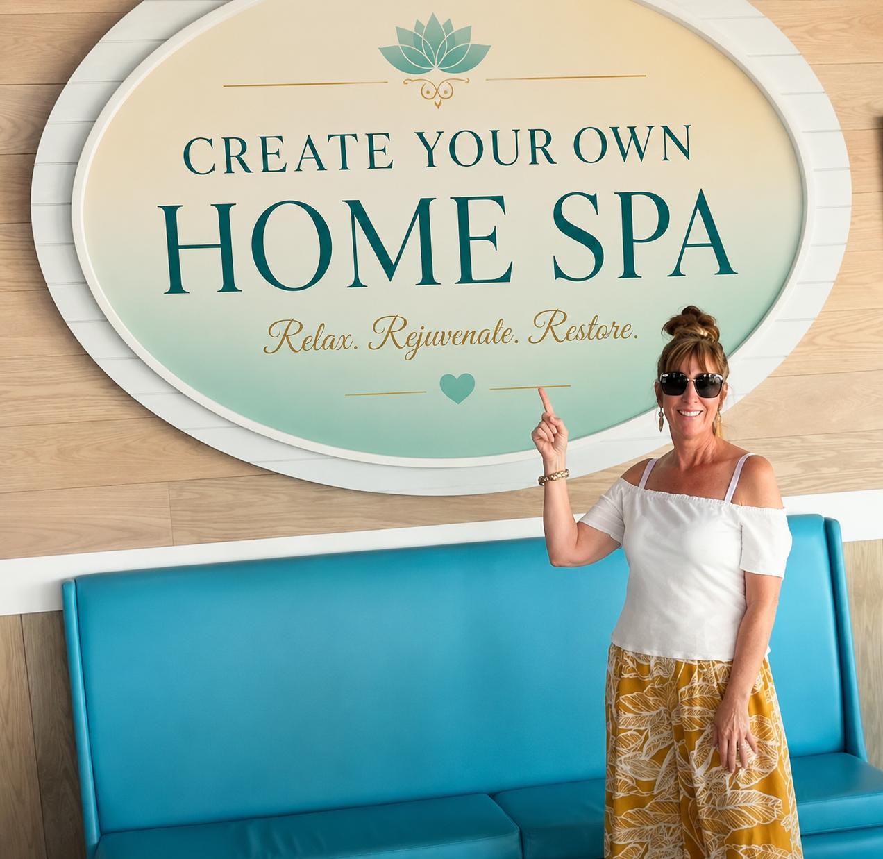 Grandma Wendy at Create Your Own Home Spa